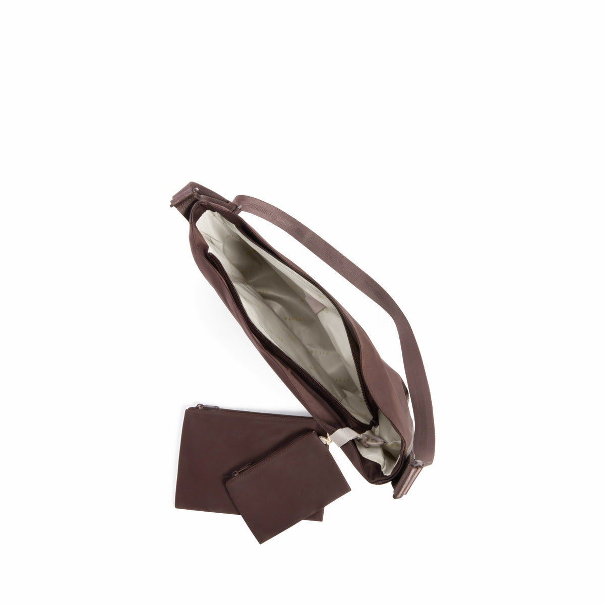 Luna Crossbody Recycled Nylon Brown
