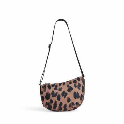 Luna Mini Crossbody Recycled Nylon Leopard