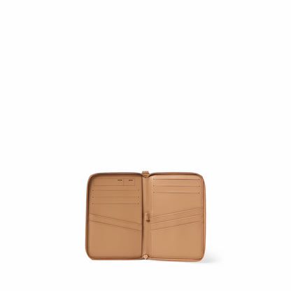 Passport Holder Vegan Leather Sand