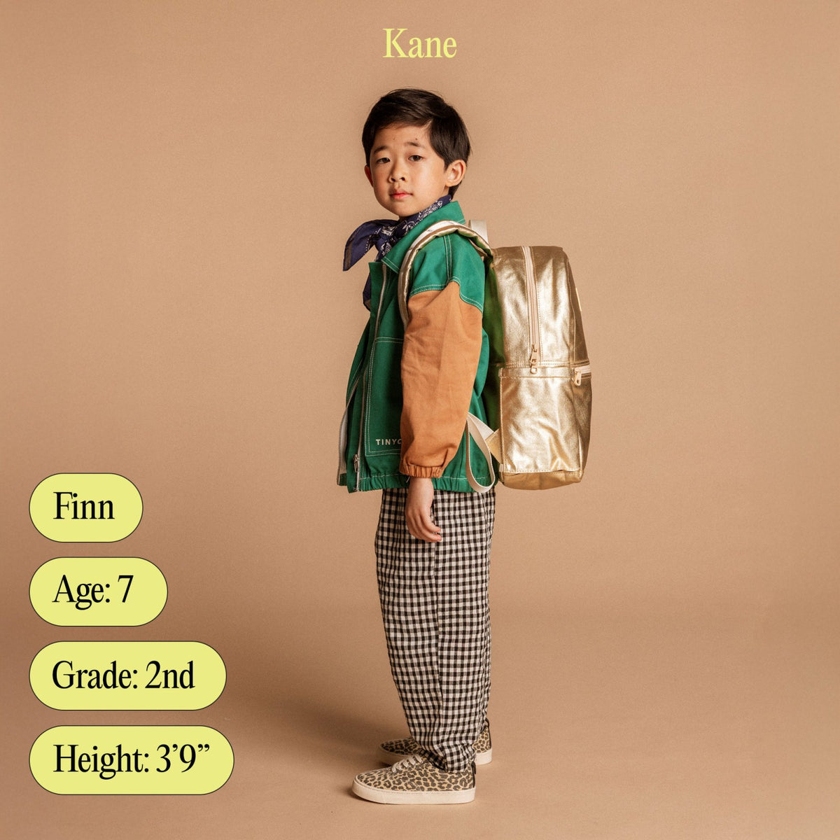 Kane Kids Backpack Recycled Polycanvas Red