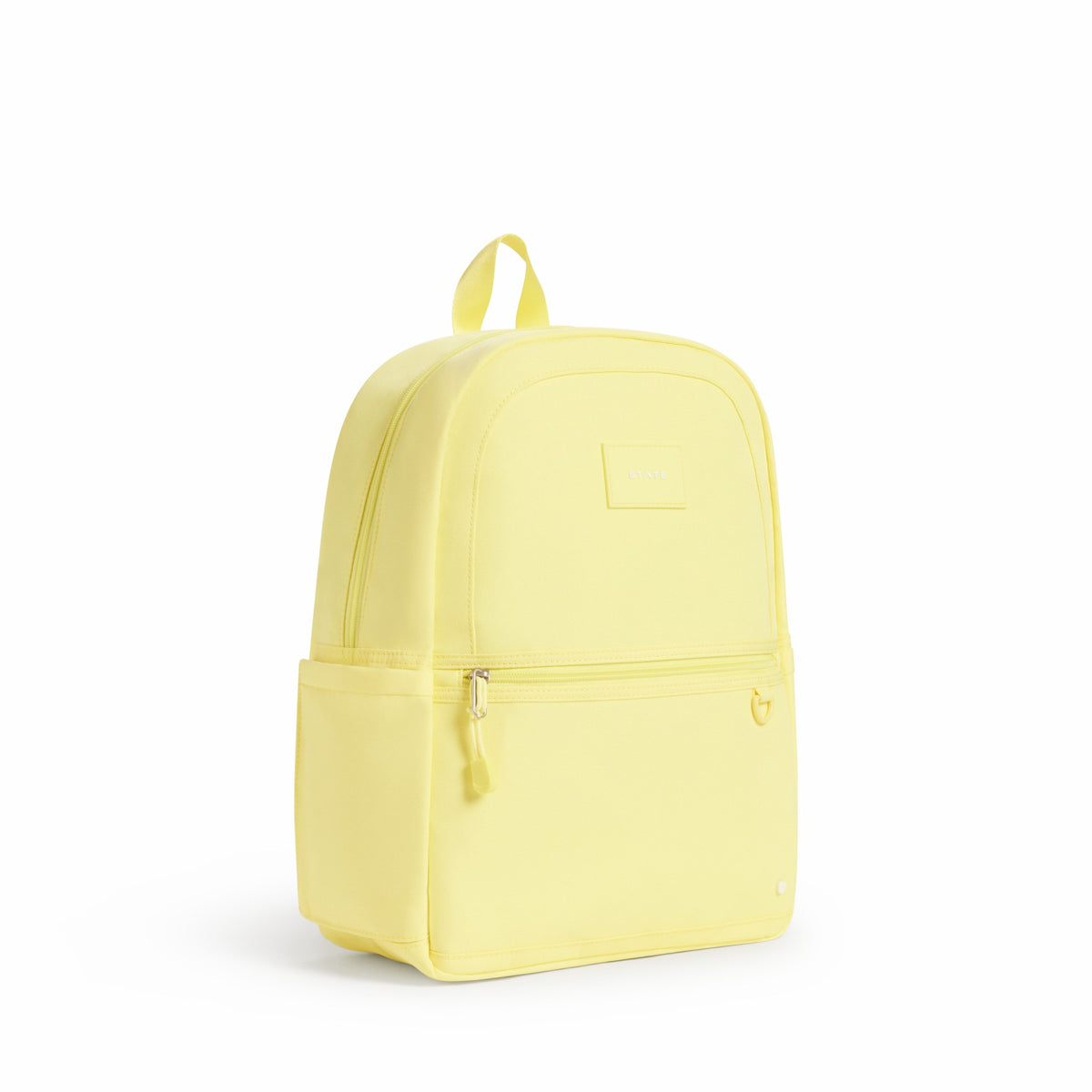 Kane Kids Travel Backpack Recycled Polyester Canvas Solids Butter Yellow