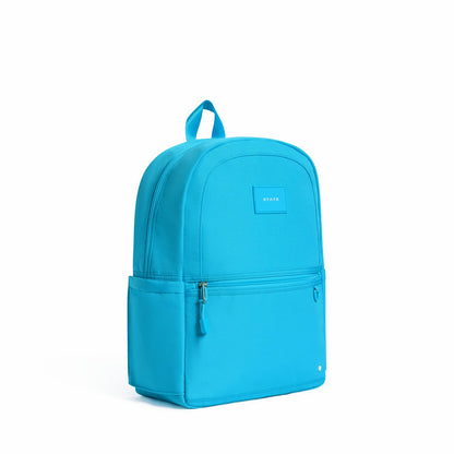 Kane Kids Travel Backpack Recycled Polyester Canvas Solids Bright Blue
