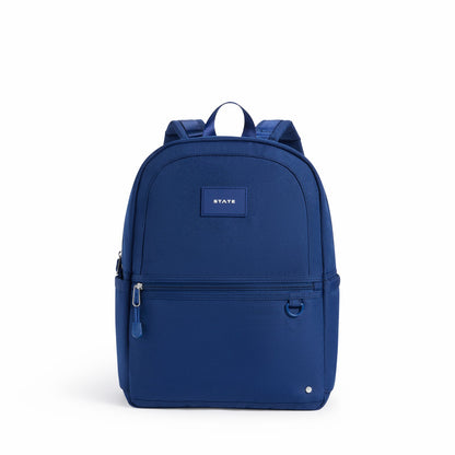 Kane Kids Travel Backpack Recycled Polyester Canvas Solids Navy