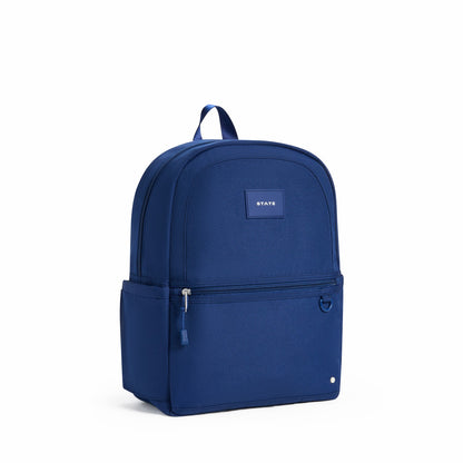 Kane Kids Travel Backpack Recycled Polyester Canvas Solids Navy