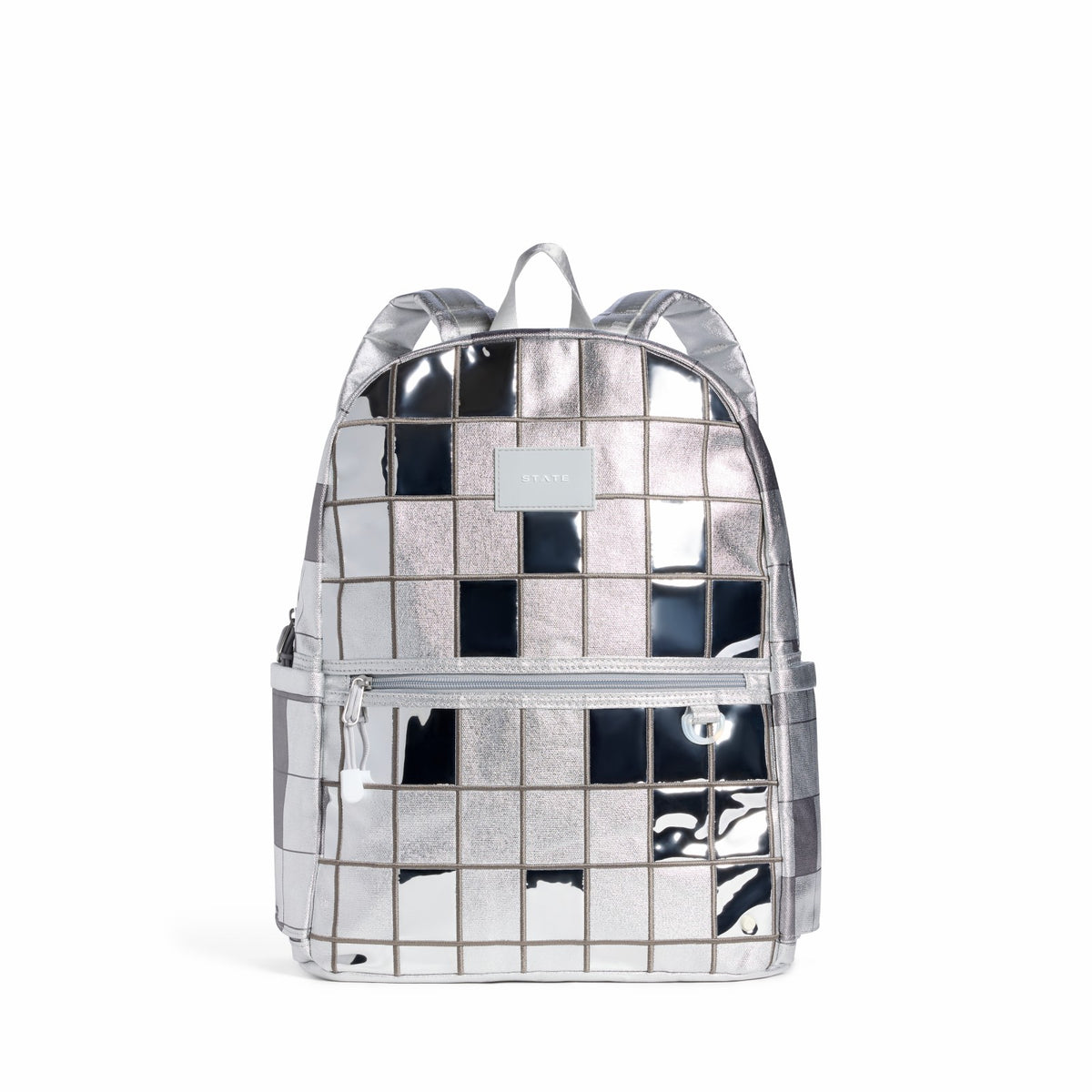 Kane Double Pocket Backpack Metallic Discoballs