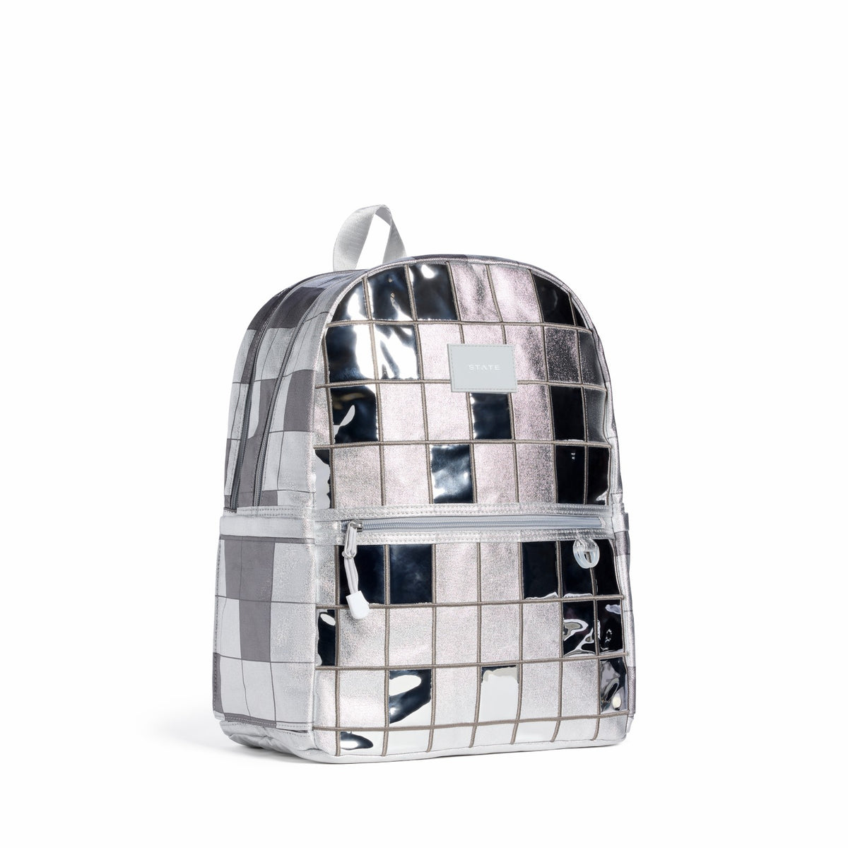 Kane Double Pocket Backpack Metallic Discoballs