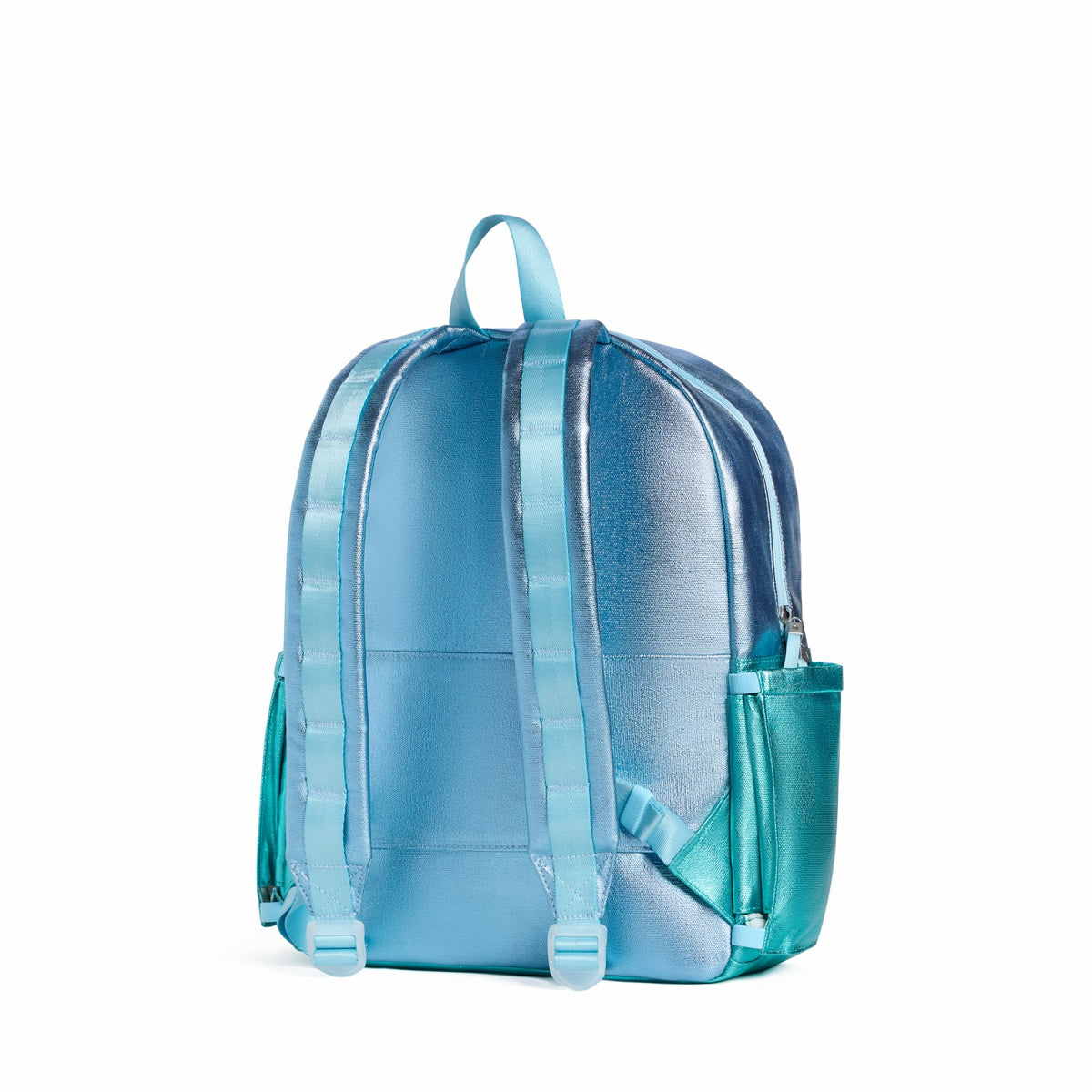 Kane Kids Travel Backpack Metallic Blue/Turquoise Colorblock
