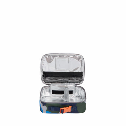 Rodgers Lunch Box Nylon Puffer Blue Chevron
