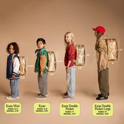 Kane Kids Backpack Nylon Puffer Sunset