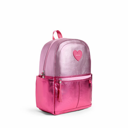Kane Kids Backpack Metallic Pink/Hot Pink Colorblock