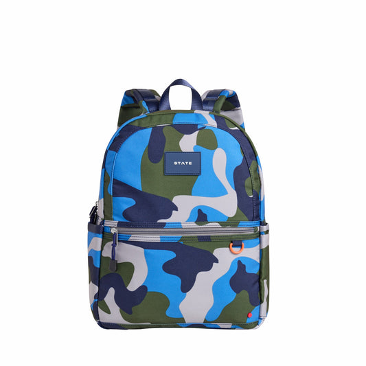 Kane Kids Double Pocket Backpack Printed Canvas Camo