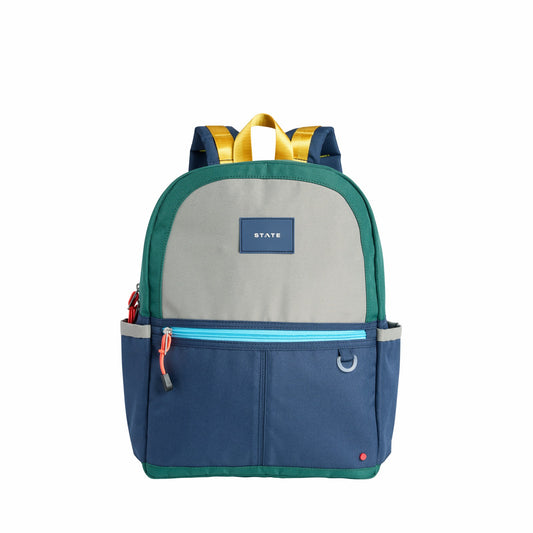 Kane Kids Backpack Polyester Canvas Green/Navy