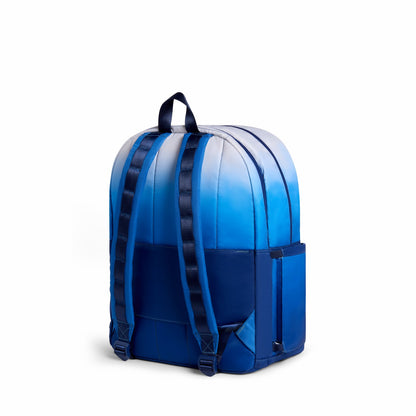 Kane Kids Large Backpack Nylon Blue Gradient Diagonal Zipper