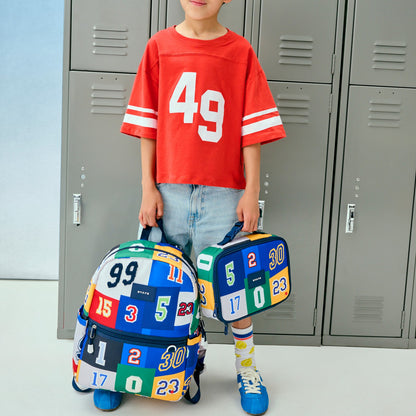 Kane Kids Travel Backpack Polyester Canvas Varsity Numbers